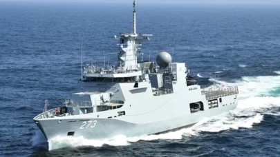 Türk savaş gemisi TCG BÜYÜKADA Pakistan’da