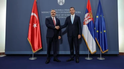 Bakan Fidan, Sırbistanlı mevkidaşı ile bir araya geldi