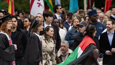 Filistin'e destek konuşması yapan öğrenci törene alınmadı