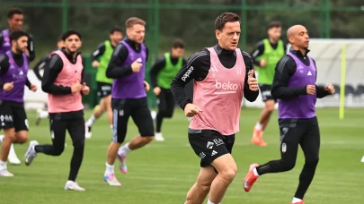 Beşiktaş, derbisi hazırlıklarını sürdürdü