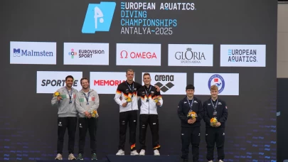 Avrupa Su Sporları Atlama Şampiyonası’nda üçüncü gün tamamlandı