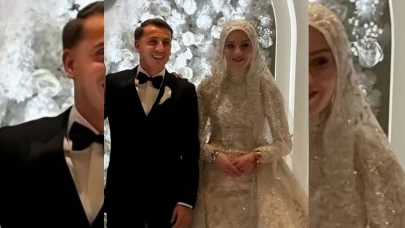 Kerem Aktürkoğlu ve Ceren Azak dünyaevine girdi