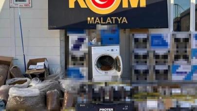 Malatya’da kaçak tütün operasyonu