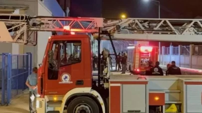 Düzce OSB’de fabrikada yangın çıktı