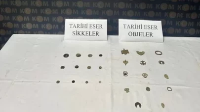 Karabük’te düzenlenen operasyonda tarihi eserler ele geçirildi
