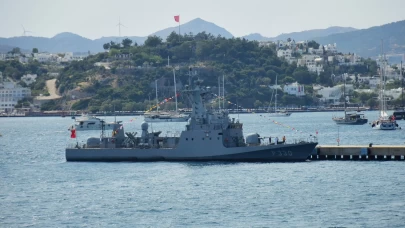 Muğla'da TCG Gökçeada korveti vatandaşların ziyaretine açıldı