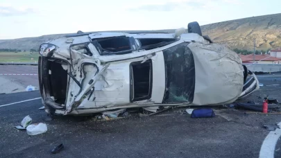 Çankırı'da feci kaza: 1 ölü, 3 yaralı