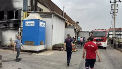 Balıkesir'de fabrikada çıkan yangın söndürüldü