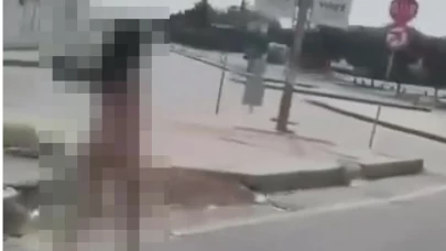 Başakşehir'de sokakta çırılçıplak yürüdü