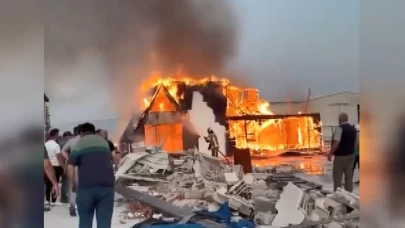 Bursa'da çıkan yangında 'tiny house' kullanılamaz hale geldi