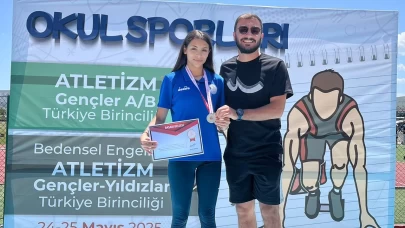 Sude Naz Bayar, 100 metrede Türkiye şampiyonu oldu