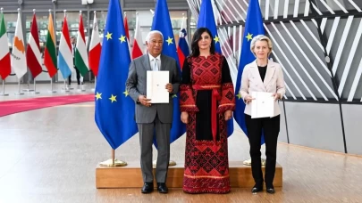 AB'de bir ilk: Filistin temsilcisi resmen görevde