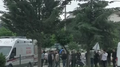 Bisikletli Hasan'a kamyon çarptı