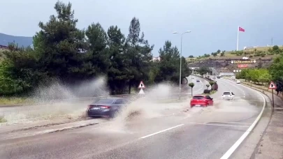 Karabük'te fırtına ve yağmur etkili oldu