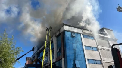 Esenyurt'ta tekstil atölyesinde yangın