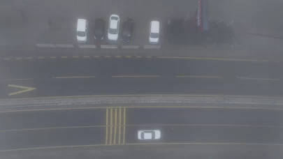 Bolu Dağı'nda sis etkili oldu