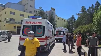 Çorum'da un fabrikasında patlama!