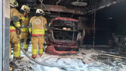 Manisa'da oto yıkamacıda çıkan yangında 1 kişi öldü