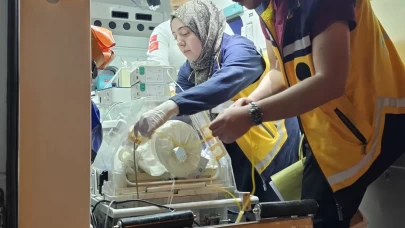 Kalp rahatsızlığı yaşayan bebek, Ankara'ya gönderildi