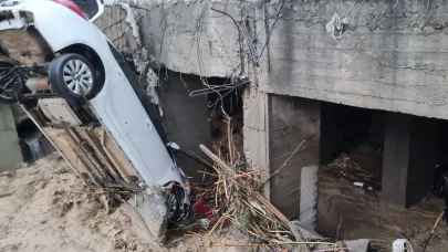 Osmaniye'de sağanak yağış sele dönüştü