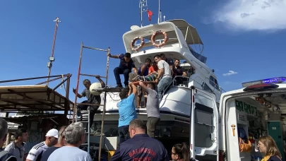Lüks yat tadilatı kabusa döndü: Tekne sahibi 2. kattan düştü