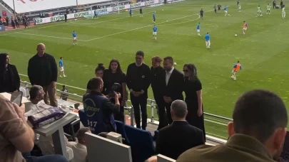 Minguzzi ailesi, Kasımpaşa-Trabzonspor maçında tribündeydi