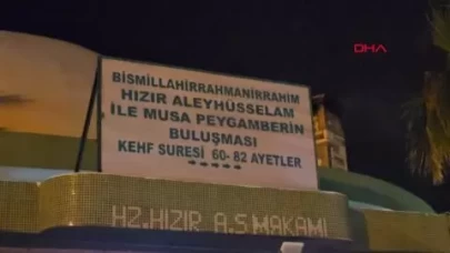 Hatay'da Hz. Hızır Türbesi ziyaretçi akınına uğradı