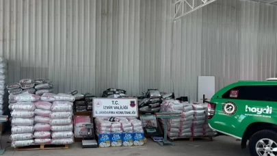 Menemen’de sahte hayvan mamaları ile kaçakçılık ağı çözüldü