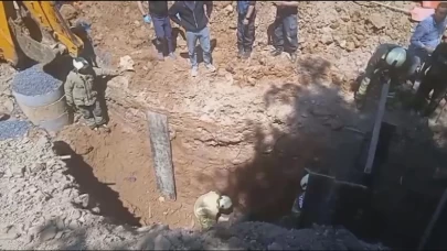 Çekmeköy'de inşaat alanında göçük