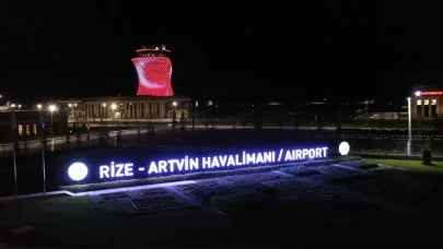 Rize-Artvin Havalimanı nisanda 77 bin 895 yolcuya hizmet verdi