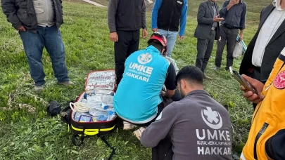 Ot toplarken bayılan genç için ekipler seferber oldu