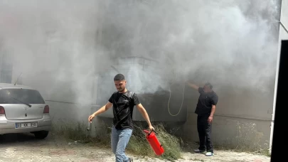 Osmaniye'de yangın paniği