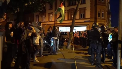 Eurovision finalinde Gazze protestosu