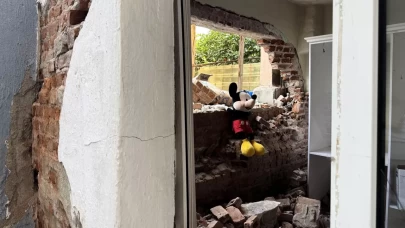 İzmir'de tünel inşaatı nedeniyle evlerde hasar oluştu