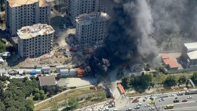 Gaziosmanpaşa'da korkutan yangın!