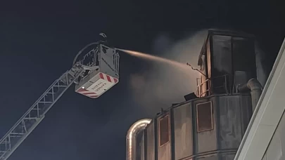 Kayseri’de ahşap fabrikasında korkutan yangın