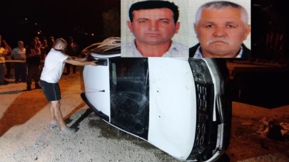 Cip kanala düştü, araçtan çıkamadılar... Can verdiler!