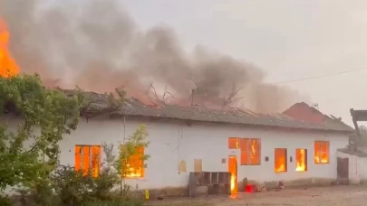 Kırşehir'de Elektrik Üretim AŞ'deki yangın söndürüldü