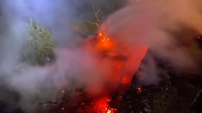 Çorum'da samanlık yangını! Büyük maddi kayıp yaşandı