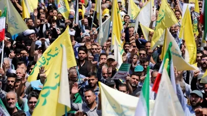 İran'ın dört bir yanında İsrail aleyhinde protesto