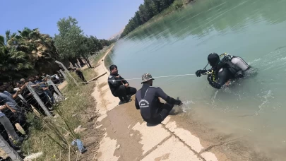 Şanlıurfa'da sulama kanalında akıntıya kapılan 2 kişi aranıyor