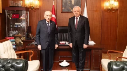 Lider Devlet Bahçeli'den, TBMM Başkanvekili Celal Adan'a ziyaret