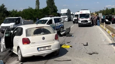 Afyonkarahisar’da kaza: 1 ölü, 3 yaralı