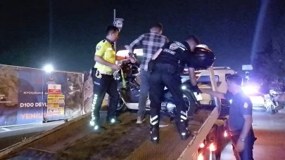 Silivri'de kaza yapan motosiklet polis uygulama noktasına girdi: 5'i polis 6 yaralı