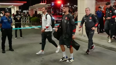 A Milli Futbol Takımı'nın ABD yolculuğu başladı