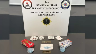 Samsun'da meyve suyu kutularında uyuşturucu hap ele geçirildi