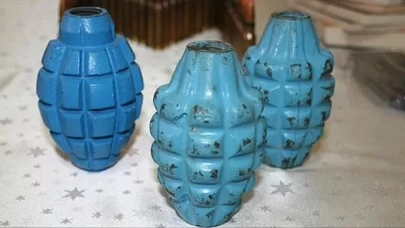 Kazı çalışmalarında el bombası bulundu