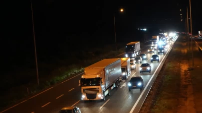 Bayram göçü başladı, trafik durma noktasına geldi