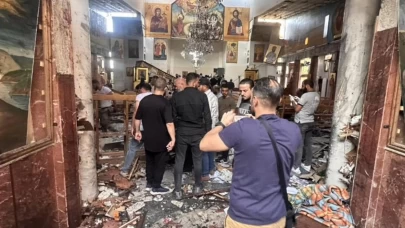 Suriye'de korkunç patlama! Kilisedeki olayda çok sayıda kişi hayatını kaybetti