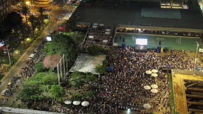 İsrail halkı Gazze için sokaklara döküldü!